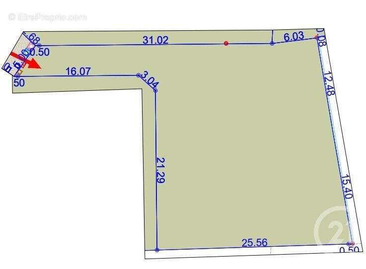 Terrain à MONTBARTIER