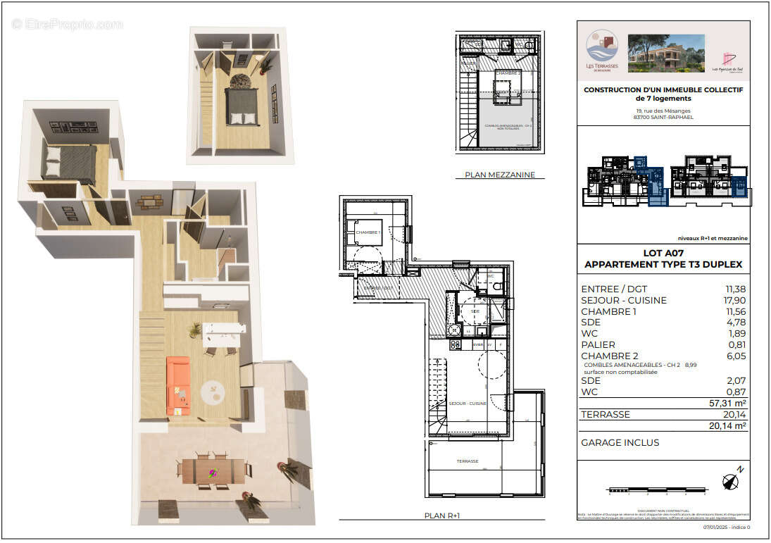Appartement à SAINT-RAPHAEL