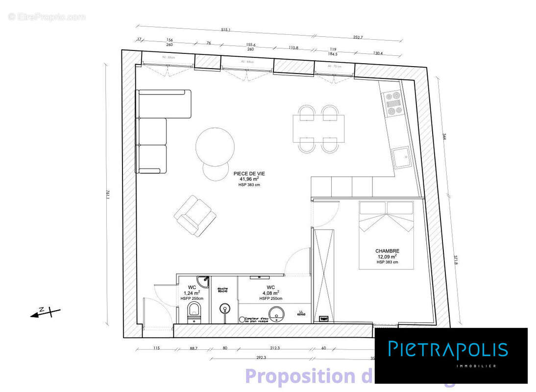 Appartement à LYON-1E