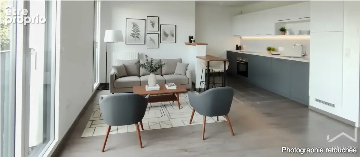 Rennes   rare et coup de cœur : superbe t2 avec terrasse de 9 m2 avec parking privé en sous-sol!!! - photo 3