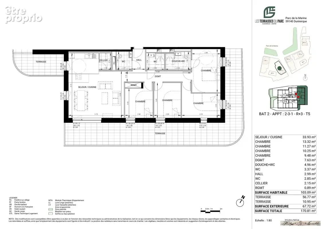 Appartement 103 m² à Dunkerque  - photo 2