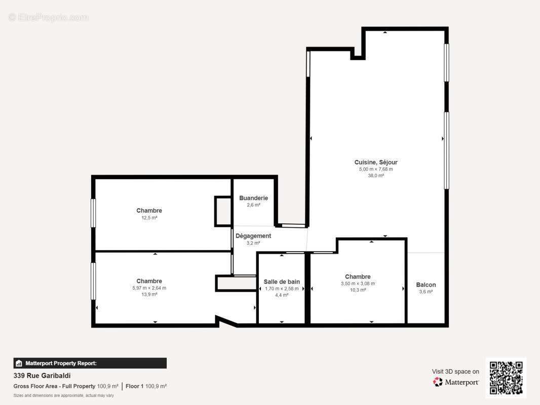 Appartement à LYON-7E