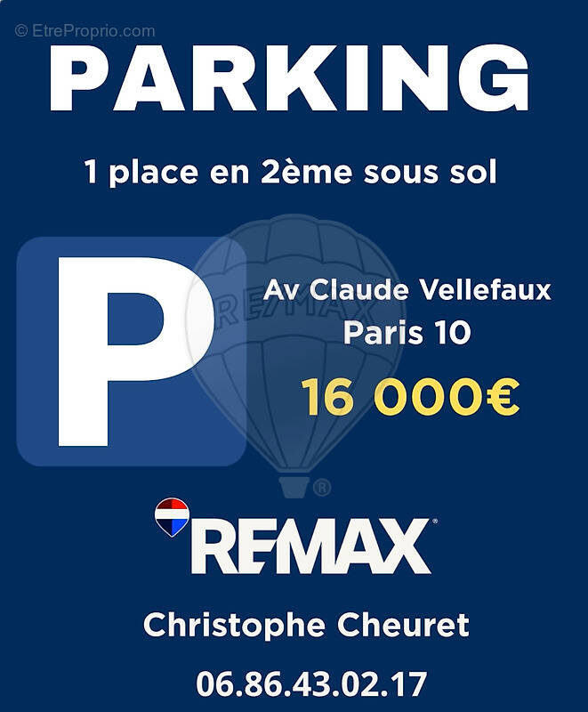 Parking à PARIS-10E