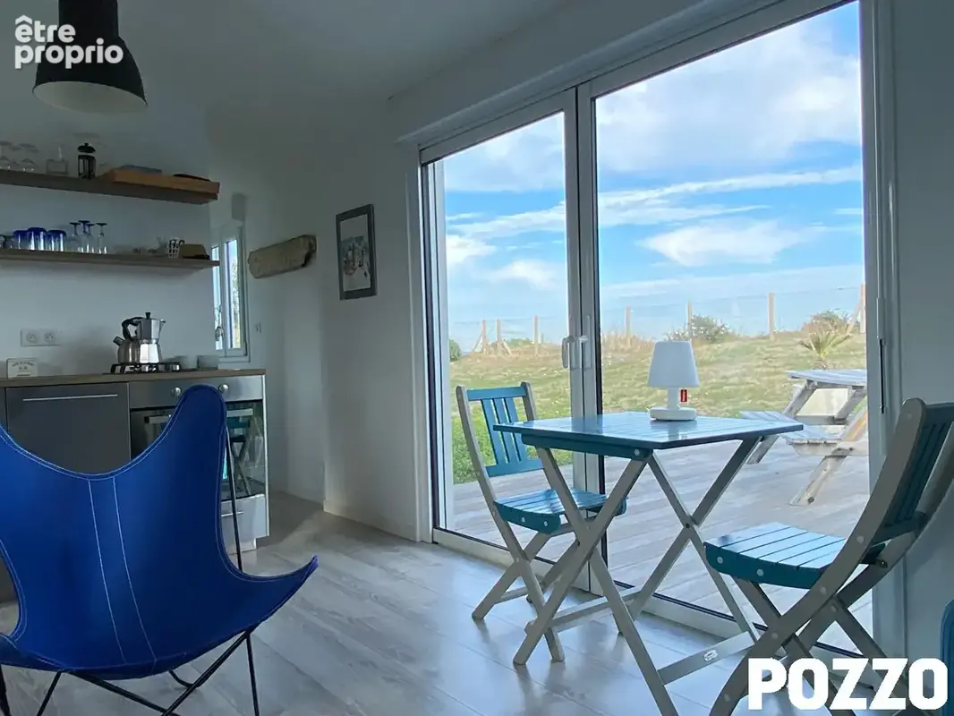 Terrain en front de mer à Réville, avec mobil home - photo 6
