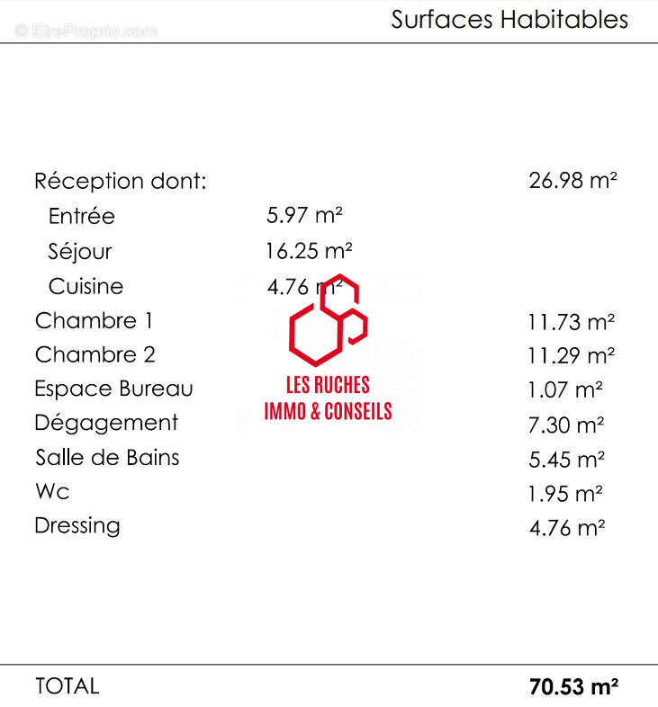 Appartement à OZOIR-LA-FERRIERE