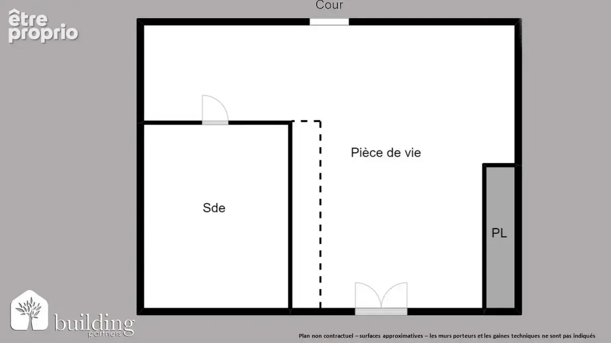Pereire-Malesherbes Paris 17ème - Chambre de service 1 pièce 8 m² - photo 2
