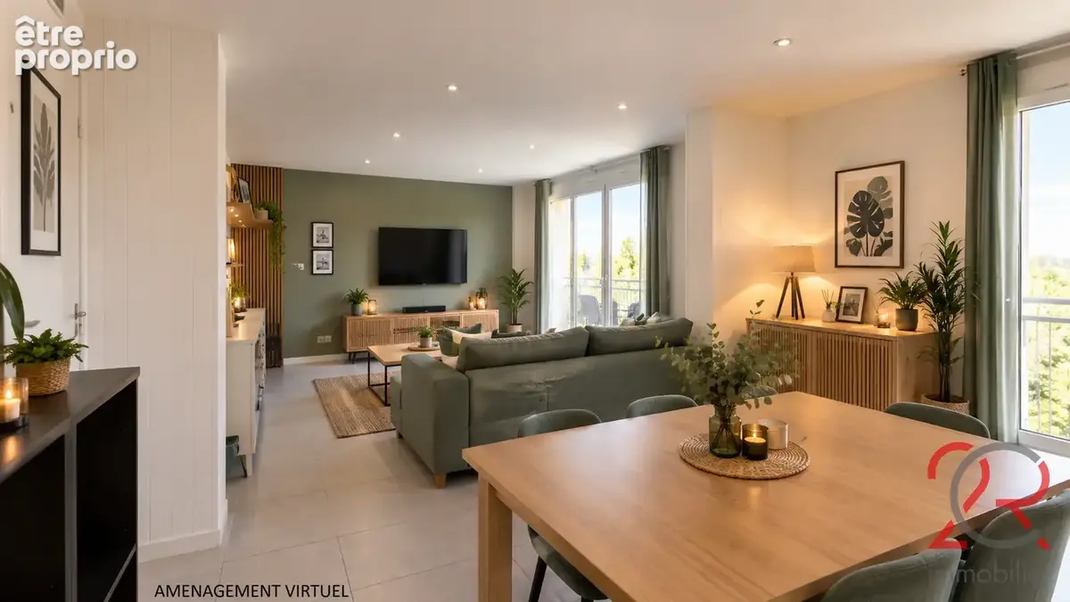 Appartement T4 80m2 3 chambres - photo 3