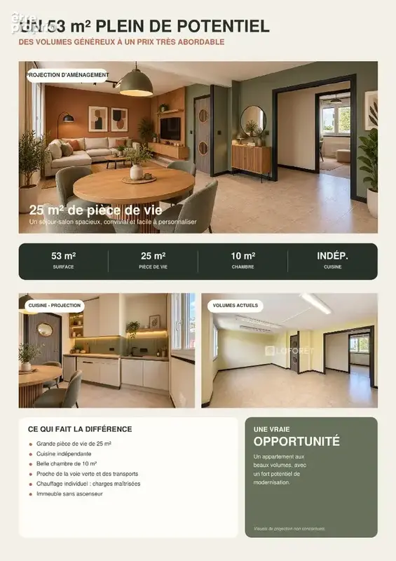 Appartement Caluire-et-Cuire 3 pièces 53.35 m² - photo 10