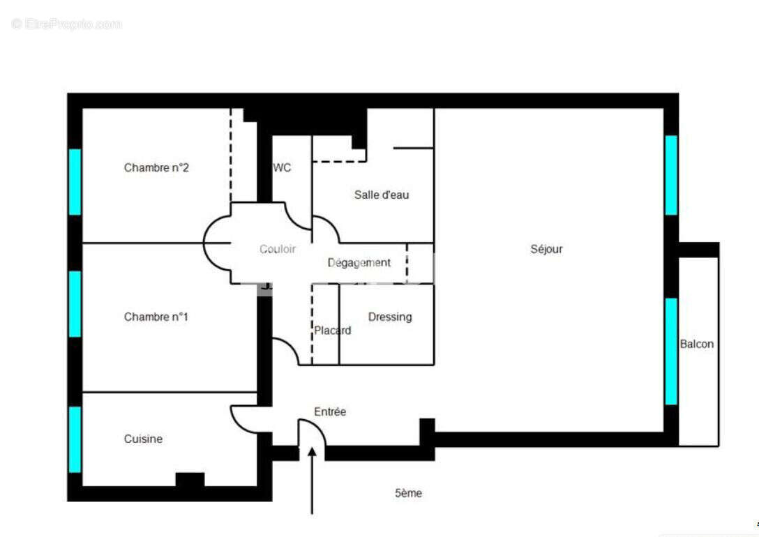 Appartement à PARIS-16E