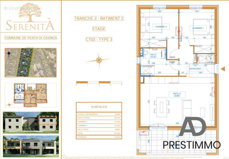 Appartement à PENTA-DI-CASINCA