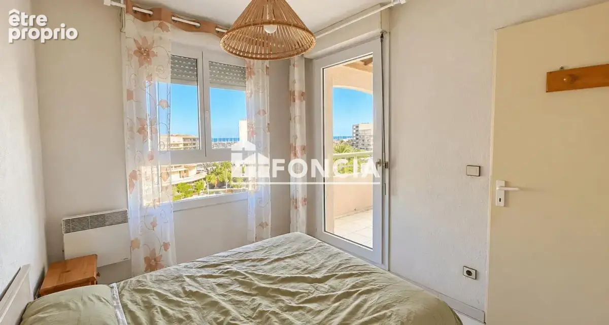 Canet-port / marina – duplex t3 – dernier étage – 2 terrasses – vue marina – parking privatif - gararge sus - photo 9