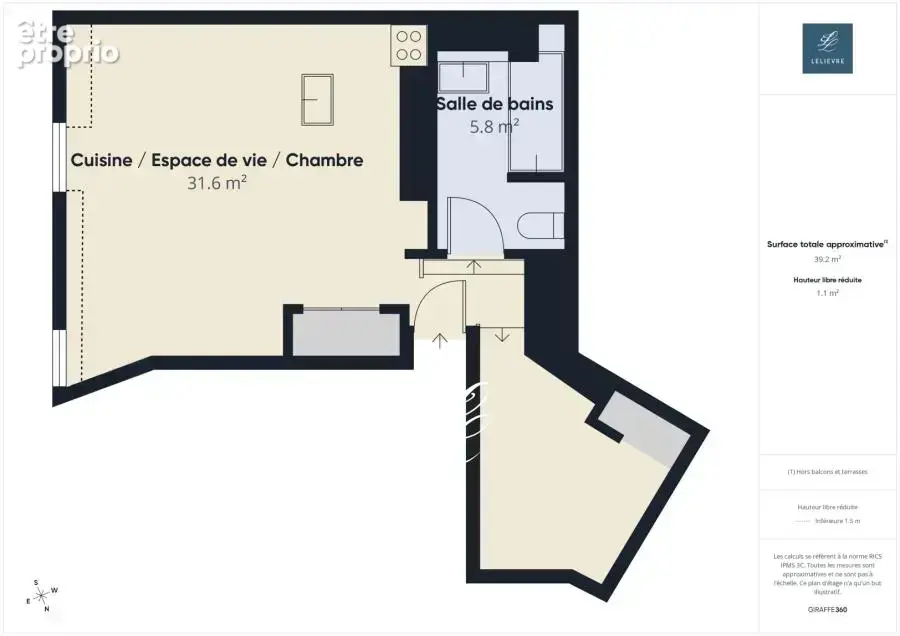 Appartement 37 m² à Paris-17e  - photo 1314