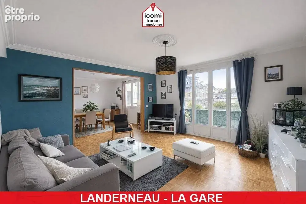 Landerneau - a vendre - appartement - t4 - 2 chambres - possible 3 - aucuns travaux - renovation recente - dpe d - photo 8