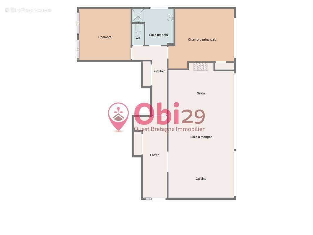 LORIENT – Appartement T3 de 105 m² dans une petite copropriété - photo 13