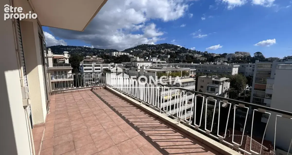 Cannes vautrin 50m croisette 4p dernier etage parking ss - photo 2