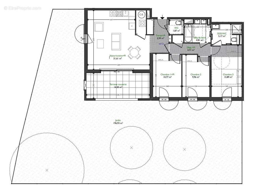Appartement à AIX-EN-PROVENCE