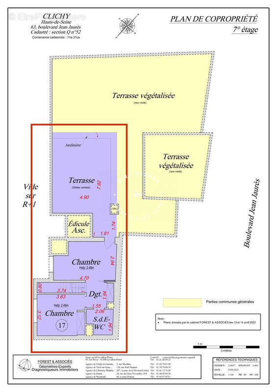 Appartement à CLICHY