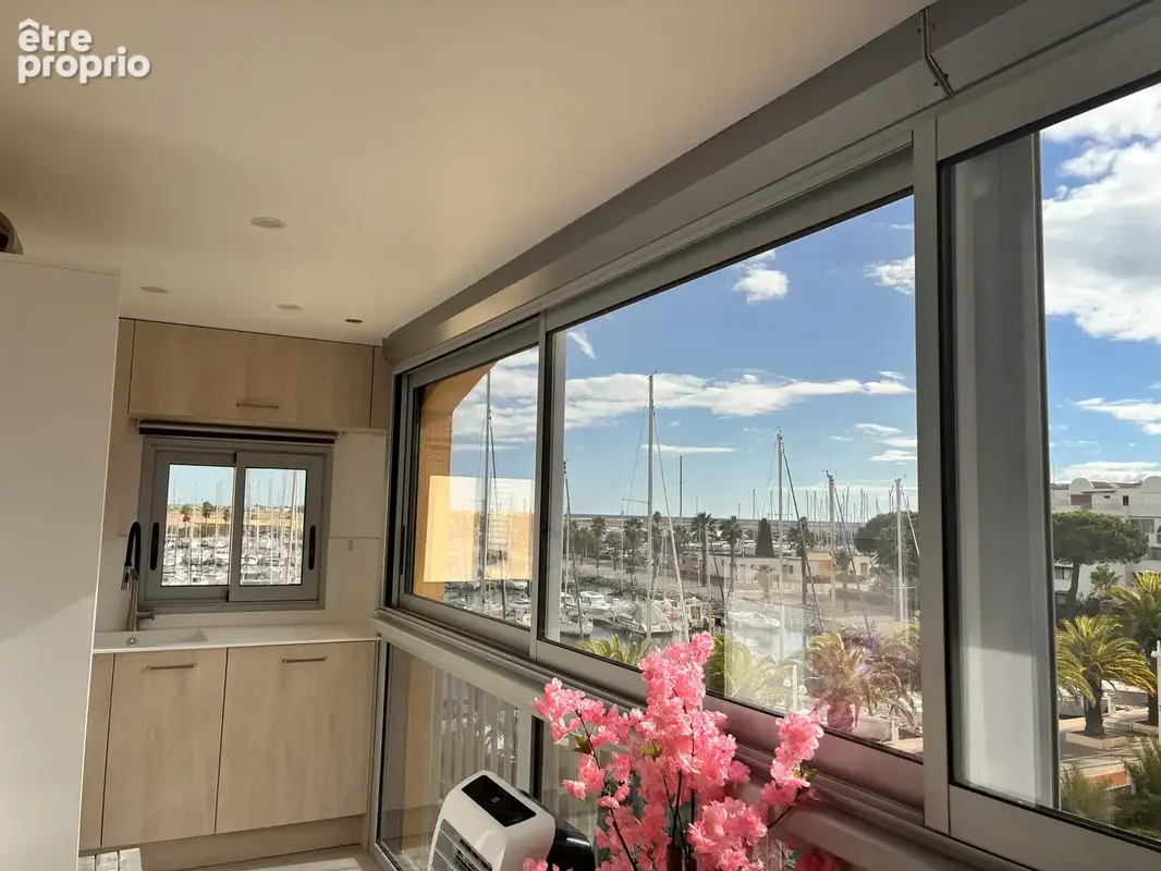 Gruissan - rive droite - en exclusivite - appartement de type 2 avec loggia vue port - photo 21