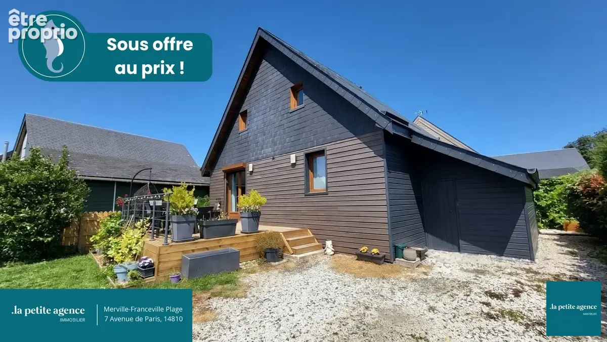 Maison 6 pièces 68 m² à vendre à Merville-Franceville-Plage (14810) - photo 1