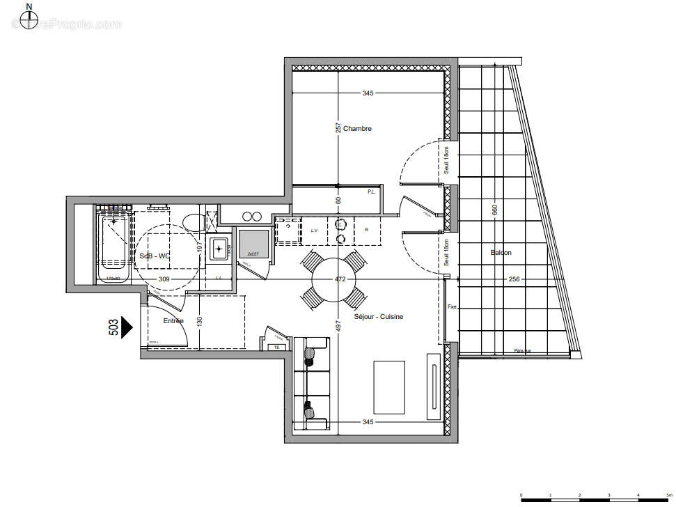 Appartement à THONON-LES-BAINS