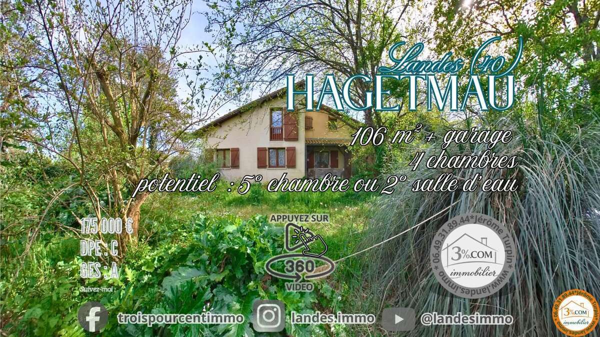 Maison à HAGETMAU
