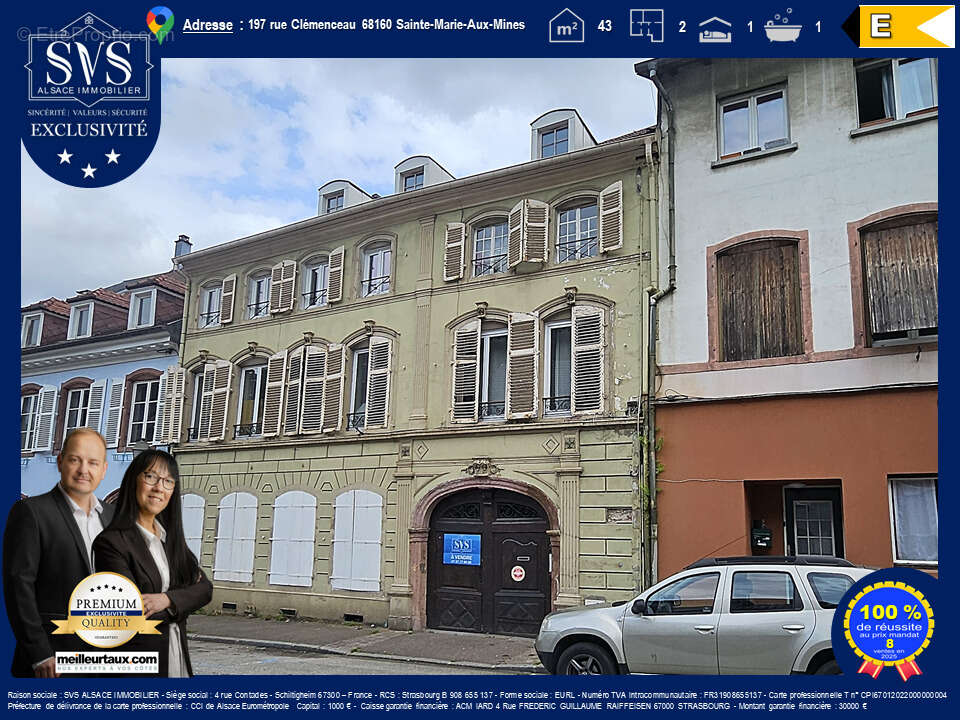 Appartement à SAINTE-MARIE-AUX-MINES