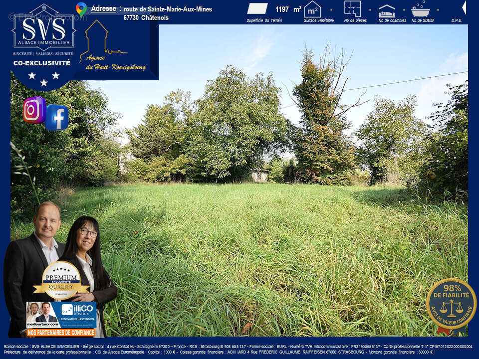 Terrain à CHATENOIS