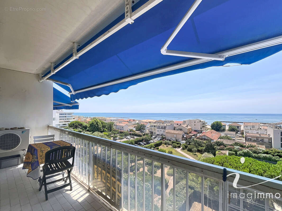 Dans residence avec piscine et tennis studio dernier etage pleine vue mer - photo 2