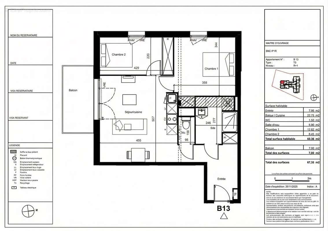 Appartement T3 avec balcon - Tournefeuille - photo 5