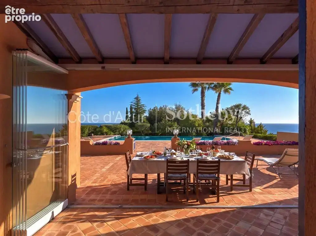 Villa provençale vue mer : terrain 1 500 m² avec piscine, secteur résidentiel proche plages Estérel - photo 6