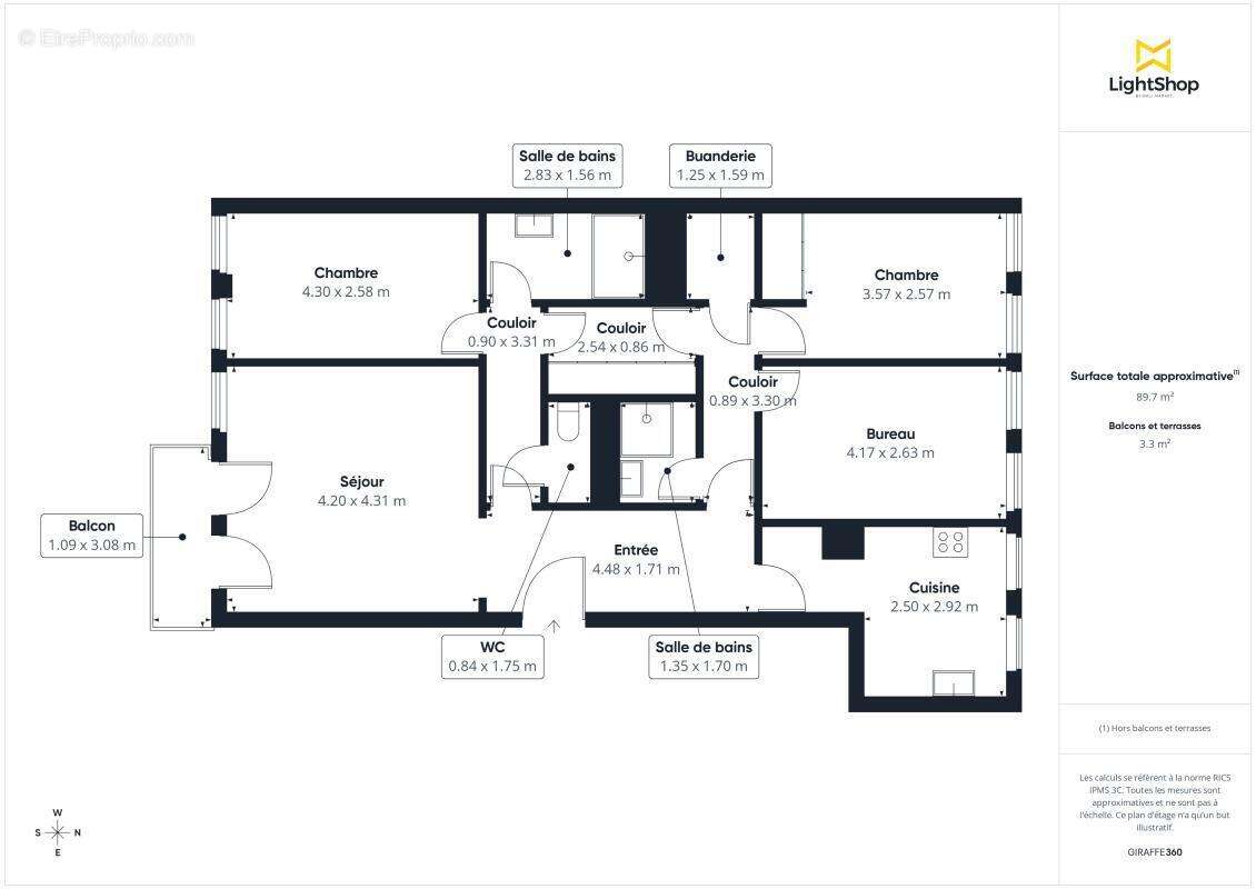 Appartement à COURBEVOIE