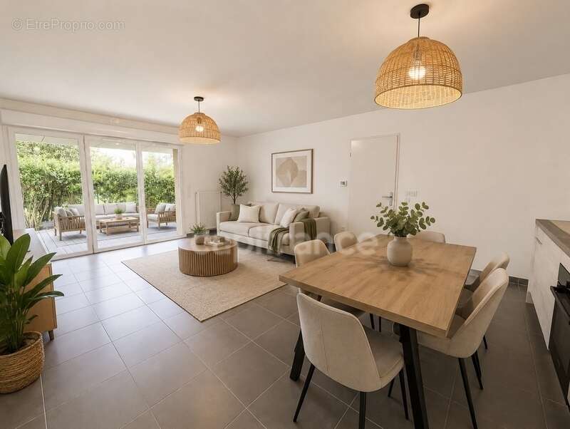 Appartement à vendre 3 pièces BORDEAUX CHARTRONS (33) - Jardin 110m2, terrasse, parking, cellier - photo 3