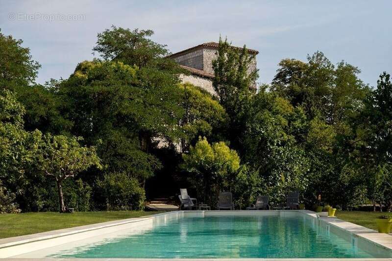 Dpt  (32) : ELEGANT CHATEAU XIX, sans travaux, bases médievales avec douves, piscine, sur 9100m2 jardin clos - photo 2