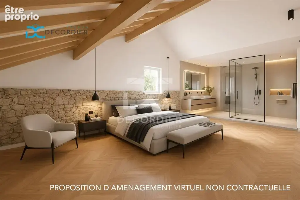 Orcier – maison mitoyenne avec fort potentiel, terrasse et vue montagne 81 m² et 105m² a amenager - photo 18