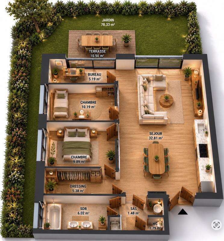 Appartement à THONON-LES-BAINS