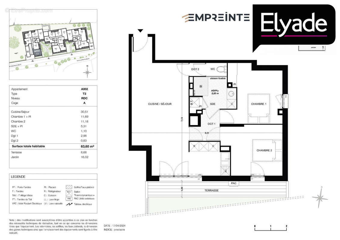 Appartement à QUINT-FONSEGRIVES