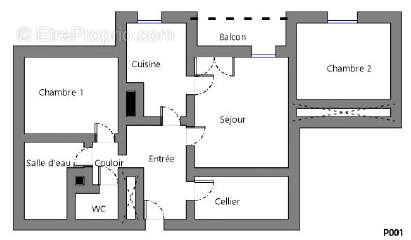 Les Ponts de Cé - T3 avec balcon 73 m² LA GUILLEBOTTE - photo 8