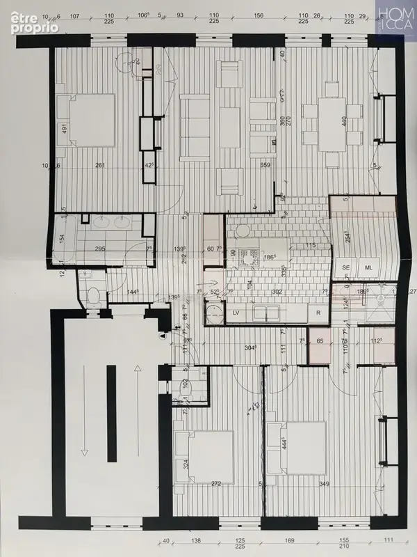 Lyon 7 saxe gambetta bel immeuble ancien appartement type 4 de 109m2 3 chambres en etage avec ascenseur - photo 5
