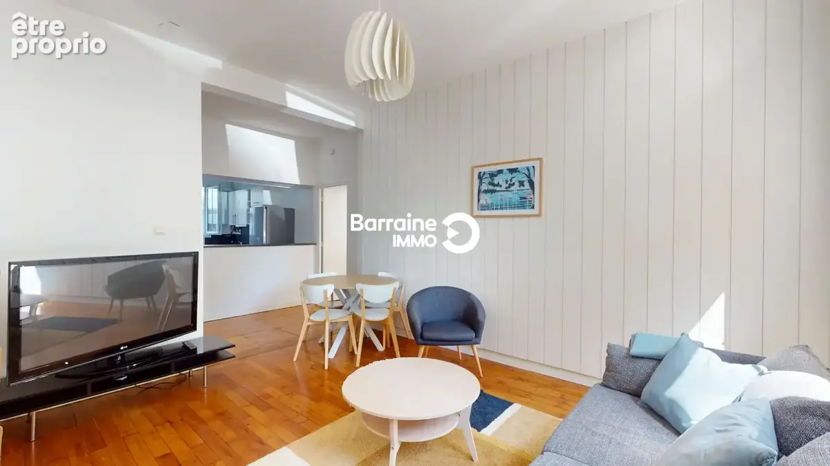 A vendre barraine immo - appartement t3 avec cave ? secteur cours dajot ? brest - pz00lm3-zr - photo 3
