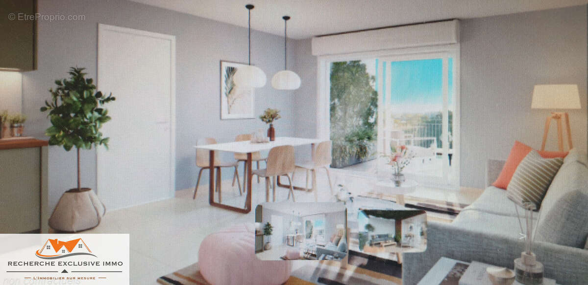 Saint-André-De-La-Roche : Appartement neuf de 2 pièces avec terrasse de 11.60m2 en étage - photo 2