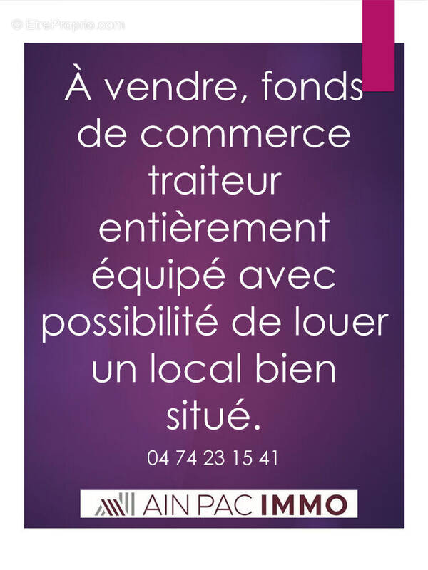 Commerce à LA TRANCLIERE