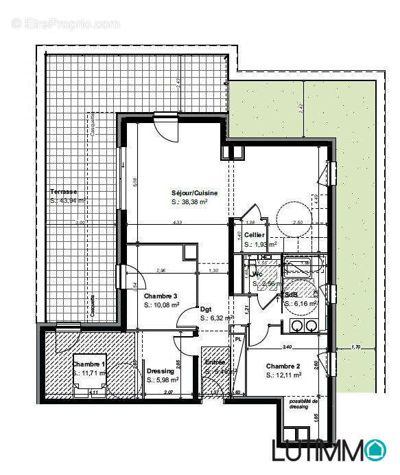 Appartement à BEBLENHEIM