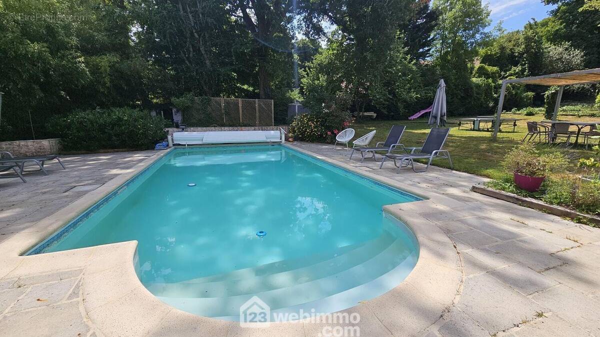 Une superbe piscine de 5X10 M chauffée avec PAC. - Maison à MILLY-LA-FORET