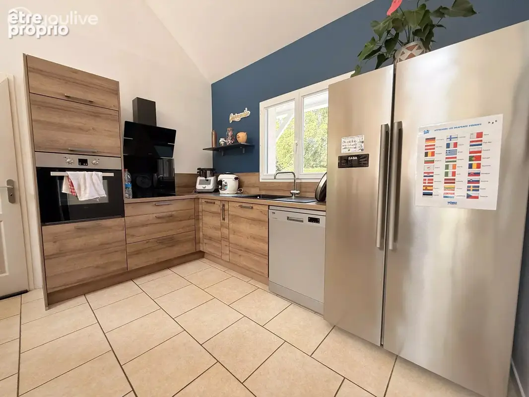 Coup de cœur assuré : maison contemporaine de plain-pied, pièce de vie cathédrale – Néville – 299 000 € HAI - photo 7