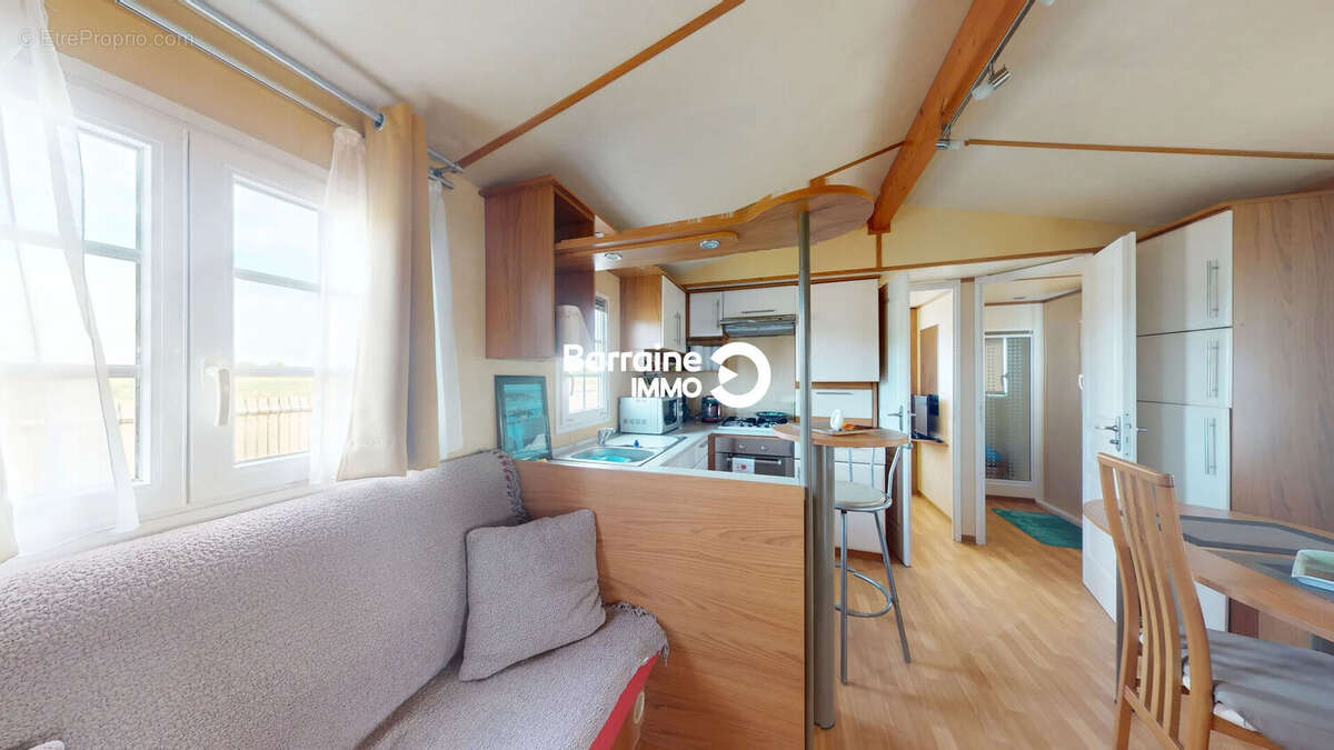 Rare sur le marché !!! Terrain de loisir privé  de 400m2 avec mobil home  de 43 m2 à Guidel, à Deux Pas de la Mer - photo 7