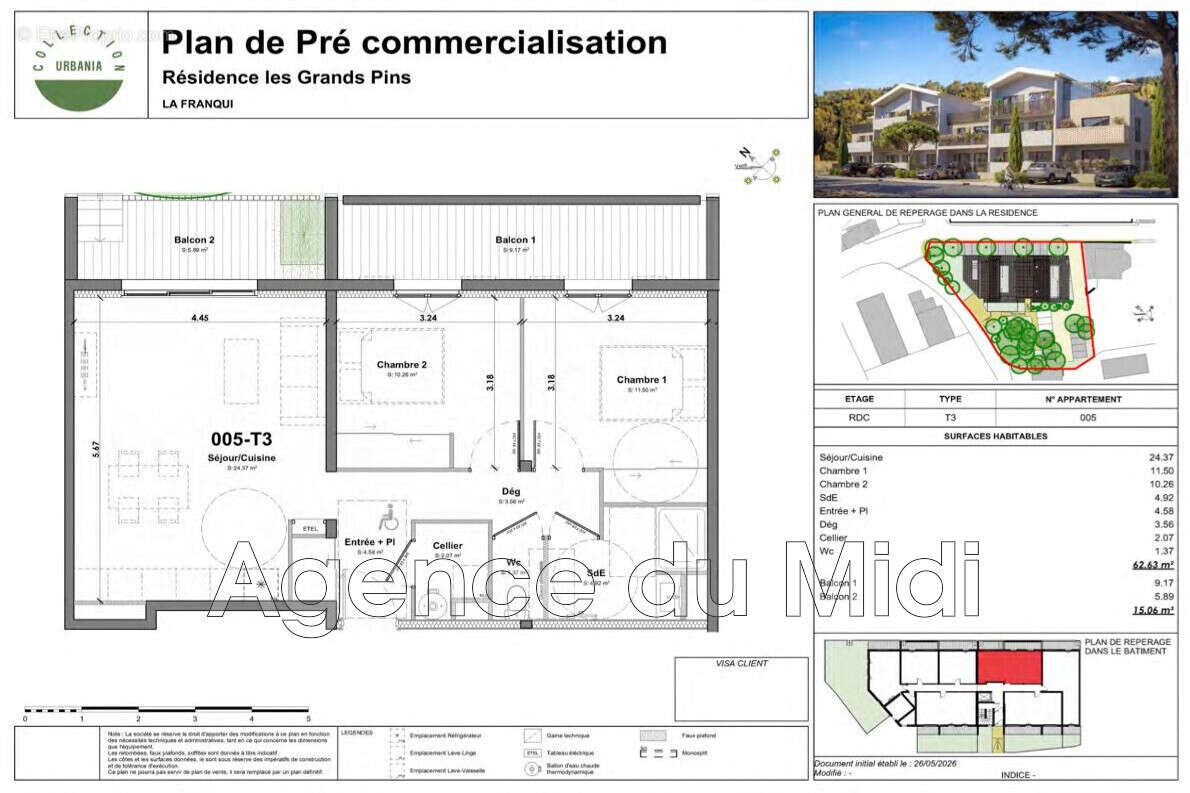 Appartement à LEUCATE