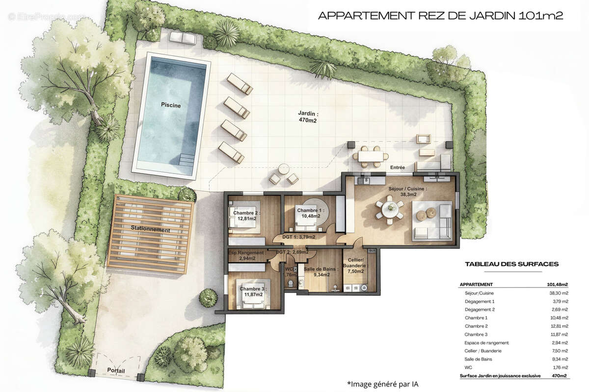 Appartement à SAINT-RAPHAEL