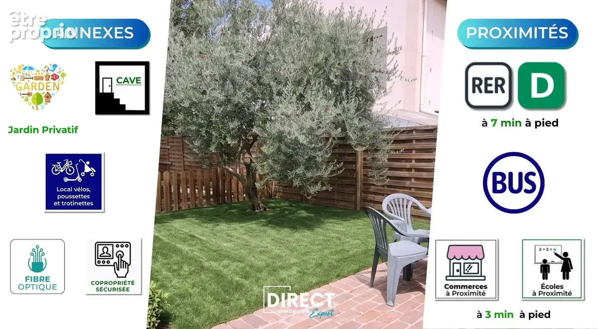 Quartiers des fleurs - appartement 2p + jardin + cave - photo 11