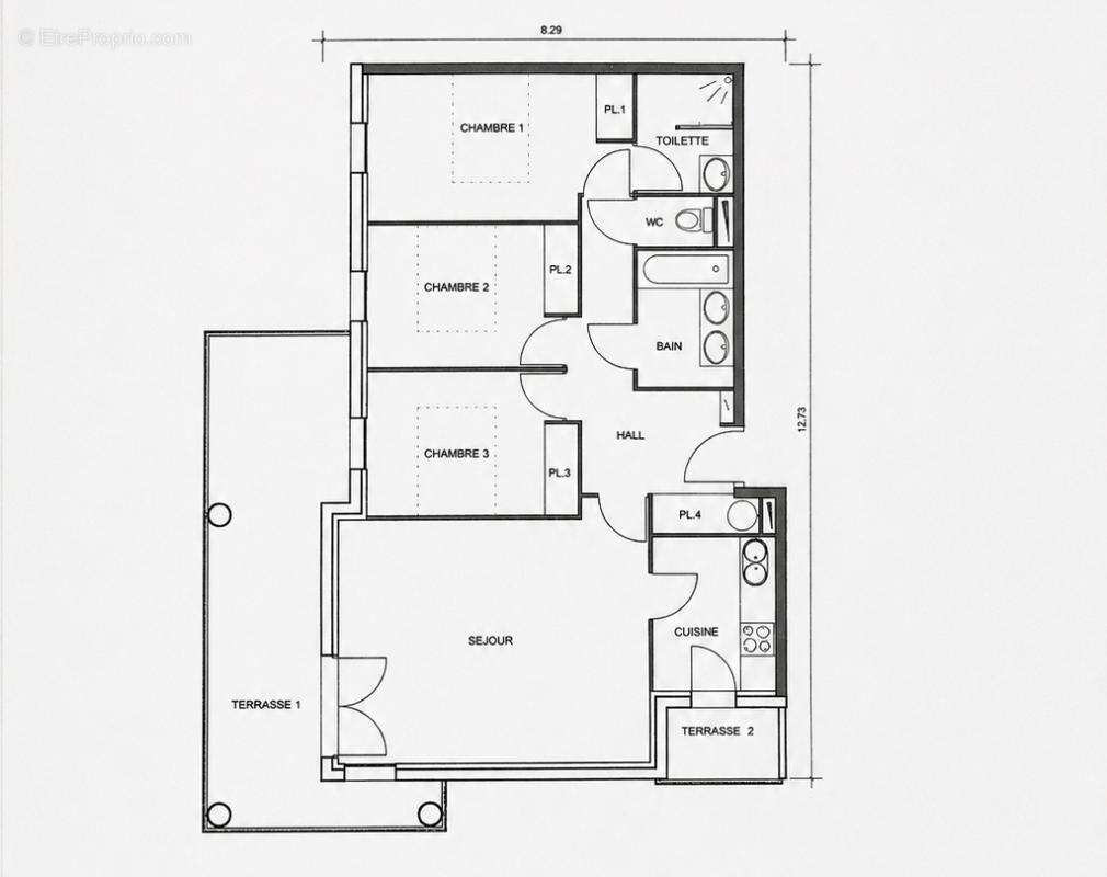 Appartement à TOULOUSE