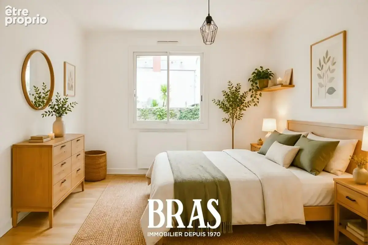 Appartement Vannes 2 pièce(s) 31 m2 JARDIN 140m² privatif - photo 9